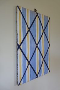 Nautical pin board from discoveryupholstery.co.uk